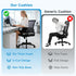 Seat Cushion for Office Chair, Ergonomic Memory Foam Office Chair Cushion with U-Shaped Coccyx Support, Non-Slip Base