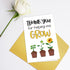 Supoeguk Funny Thank You Card for Teacher, Cute Appreciation Card for Teacher Mom, Teachers Day Card, Gift for Teacher