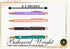 InnoBeta Daughter Gifts, Ballpoint Pen Set of 4, Gift Ideas for Daughter on Birthday, Christmas