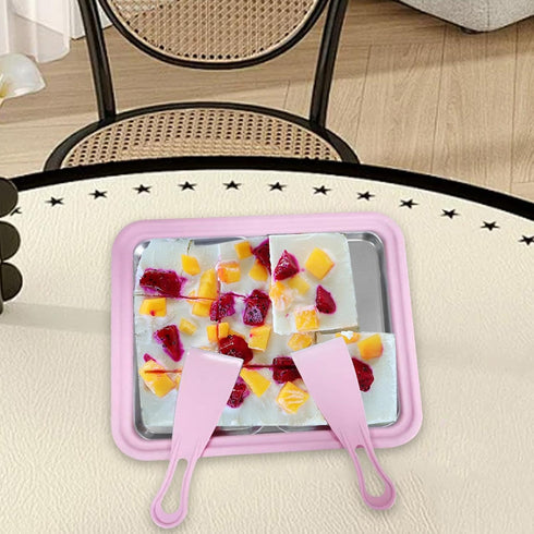 Fxzqgnh Ice Cream Manufacturer Manufacturer Easy to Wear Yogurt Machine for Yogurt Sorbets, pink