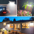 2 Pack 36 6000K, Clip On Solar Motion Lights Outdoor Waterproof, Motion Sensor Outdoor Lights with LEDs, Portable Solar