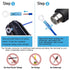 260PCS Heat Shrink Ring Connectors Kit, Automotive Marine Electrical Terminals, Crimp Connector Assortment, Spade Fork