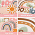 Boho Rainbow Bulletin Board Set, We are A Rainbow of Possibilities Cutouts for Birthday Party School Decor