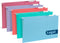 Blue Summit Legal Hanging File Folders, Assorted Gem Tones, 25 Hanging Files for Organization, 25 per Box