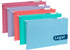 Blue Summit Legal Hanging File Folders, Assorted Gem Tones, 25 Hanging Files for Organization, 25 per Box