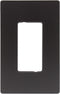Legrand radiant RWP26DBCC6 Screwless Wall Plates, 1 Gang, Decorator Rocker GFCI Cover, Dark Bronze, 1 Count