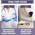 Zhehao 8.86 7.09 2.36 Inches Plastic Wall Bracket and Foot Pump Hand Sanitizer Holder Manual Disinfectant Dispensing