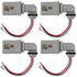 AITRIP 4-Pack Dusk to Dawn Sensor Photoelectric Switch,Photocell Sensor for Outdoor Lights, 120VAC