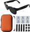 ToKismet Smart Glasses Accessories Kit for RayBan Meta Wayfarer/Headliner/Skyler/Display Includes Orange Giftable Storage