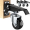 SOLEJAZZ Retractable Casters Kit, 720 LBS Heavy Duty Workbench Caster Wheels for Furniture