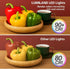 LUMILAND (2.7Wx5) (4000K), Wired LED Puck Lights Plug-in Lighting Natural White LED Cabinet Light for Kitchen Can Be