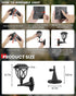 (4 Pack) TISEJOY Solar Wall Lantern Outdoor Playhouse Light, Waterproof Decorative Solar Powered for Playground, Tree