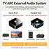 DOREWINAUD 5.3 3.5mm HDMI ARC Audio Extractor Converter,with Bluetooth Audio Receiver Digital to Analog Audio