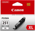 Canon CLI-251XL Genuine Gray Ink Tank for MG6320, MG7120, iP8720, MG7520 Printers