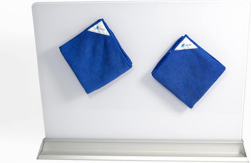 Audio-Visual Direct Microfiber Neodymium Magnetic Cloth for Dry Erase Glass Boards and Whiteboards (2-Pack)