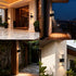 1Pack 15inch Lights,18W 4000K IP65 LED Cylinder Up & Down Wall Modern Outdoor Wall Light Day White Aluminum Body
