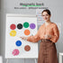 stochastic box 51 Set, Magnetic Fraction Tiles Circles pcs Fraction Bars Rainbow Math Manipulatives for Preschool