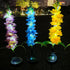 Solar Outdoor Lights Violet Flower Garden Lights Waterproof Led Lights Hyacinth Decorative Lights for Yard, Pathways