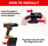 DM18AR Battery Adapter for Milwaukee 18V M18 to Ridgid AEG Tools, Also for Dewalt 20V Li-ion Max XR Battery