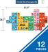 Carson Dellosa Courageous Kids Bulletin Board Set—Periodic Table Featuring 62 Inspiring Kids from Around The World with Header and Key, Homeschool or Classroom Decor (12 pc)