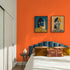 Abyssaly Orange Peel and Stick Wallpaper - Removable Self-Adhesive, 15.7" X 118", Embossed Silk Textured