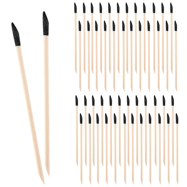 Framendino 50 Pack Sanding Sticks, Fine Detailing Sanding Twigs, Sandpaper Cleaner Stick for Woodworking and Plastic