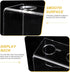 3-hole (3cm Yardwe Ice Cream Cone Holder Stand, U-shaped Diameter) Desktop Multi-cone Rack for Restaurant and Party