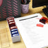 Self Inking Office Stamp Set - 8 PCS Rubber Business Stamps for Approved Paid Completed Copy