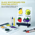 Yellow Glass Window Markers, Bold Wet & Dry Erase Marker Pens for Whiteboards, 10 Pack Liquid Chalk