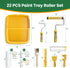 22 9-Inch Voomey Professional Paint Roller Kit Pcs, Upgraded Paint Roller with Super Coverage Effect, Paint Brush