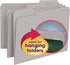 Smead Interior File Folder, Gray, 1/3-Cut Tab, Letter Size, 100 per Box (10251)