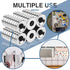 50Pcs Countersunk MIKEDE Strong Magnets with Hole, Heavy Duty Rare Earth Magnet with Mounting Screws, Round Neodymium