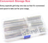 cSeao 25-Set M6 Phillips Head Bolts and Barrel Nuts Assortment Kit for Furniture Hardware Replacements