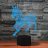 3D 16 Night Light for Kids Horse Led Lamp with Remote Control Color Changing Xmas Birthday Gift for Child