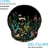 Ergonomic Mouse Pad with Wrist Support Gel, Cute Soft Wrist Rest Pad, Non-Slip Rubber Base, Garden Flowers