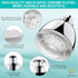 7 LED Shower Head, Shower Head with Light, Color Flash Light Automatically Changing LED Fixed Showerhead Baby