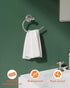 Towel Ring for Bathroom, Stainless Steel Hand Towel Holder Wall Mounted, Brushed Nickel Towel Holder Heavy Duty Towel
