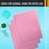 Better Office Products Pink Paper 2 Pocket Folders with Prongs, 50 Pack, Letter Size with 3 Metal Prong Clips