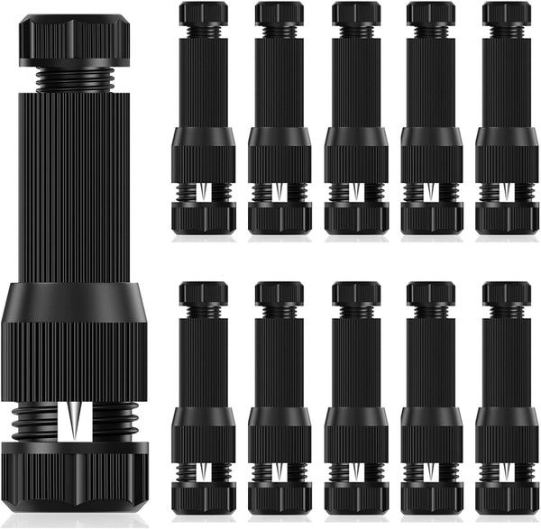 10Pack Low Voltage Wire Connector AC 13V, Waterproof Landscape Lighting Connectors for 12/2 14/2 Gauge Cable