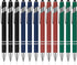 Ballpoint Pens with Stylus Tip, Soft Touch Click Stylus, 2 in 1 Retractable Metal Pens, Black Ink, 4 Colors (12 Count)