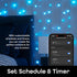 6.6ft. 5ft. Programmable Geeni Smart Cascading Curtain Color String Lights - x Multicolor LED Strand for House, Party