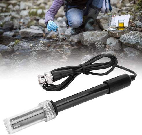 Garosa PH Probe 0-14 PH Detect Sensor Acquisition Monitoring Electrode Replacement Probe Connector Cable