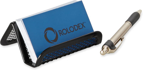 Rolodex Mesh Business Card Holder, Black (22251)