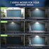 IP65 3 270 (6 Packs) Solar Motion Lights Outdoor, Ultra Bright Solar Fence Lights with Motion Sensor, Waterproof