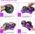 MECOLOUR Multi-Roll Heat Tape Dispenser, 6 pcs Sublimation 1" + 3" Core Double Reel, Semi-Automatic - PURPLE