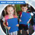 Henoyso 16 Pcs 1/2 Inch Blue 3 Ring Plastic Binder for School Office Home