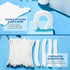 LEOBRO Hair Nets for Food Service Workers, 50PCS Disposable Kitchen Hair Nets for Women and Men Cooking, White