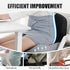 Pressure Relief Seat Cushion, for Long Sitting Hours on Office & Home Chair, Memory Foam L-Shaped Integrated Seat