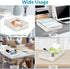Letter Size Tray Desk Organizer - 2Pcs A4 Plastic Paper Tray, Stackable Letter Holder for Office Supplies, White
