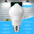 Bulbs 13W 1100LM 5000K A19 E26 Lightbulb 100W 2 Pack Motion Sensor LED with Auto Dusk/Dawn, Daylight, Smart PIR Sensor